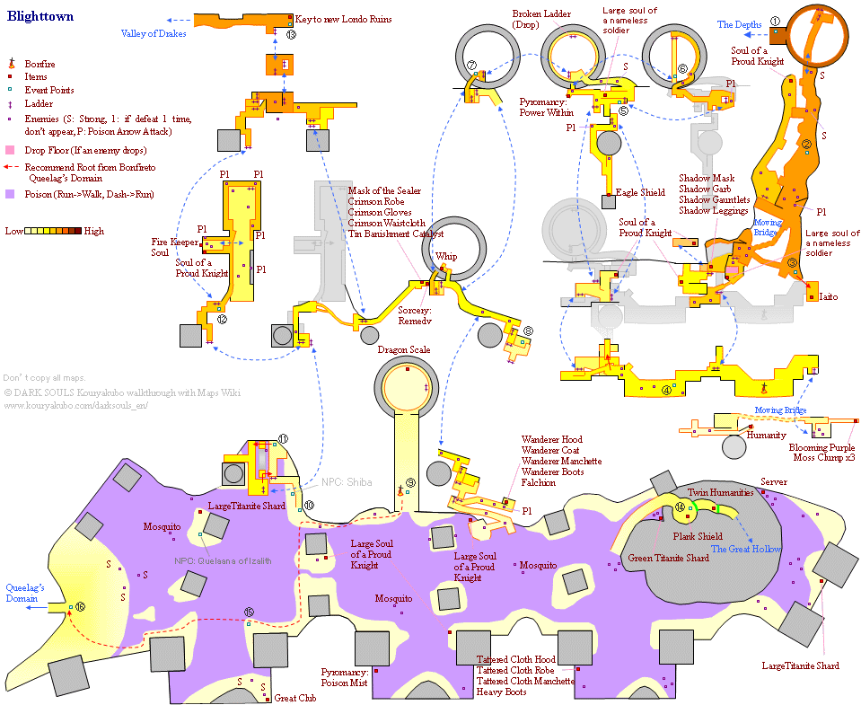DARK SOULS Walkthrough With Maps Wiki Blighttown DARK SOULS Walkthrough With Maps Wiki Blighttown