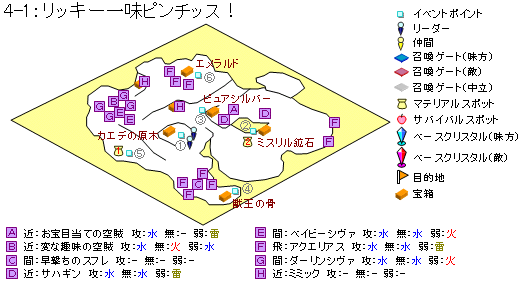 【第4章】 4-1 リッキー一味ピンチッス!の地図
