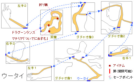 ダチャオ像の地図