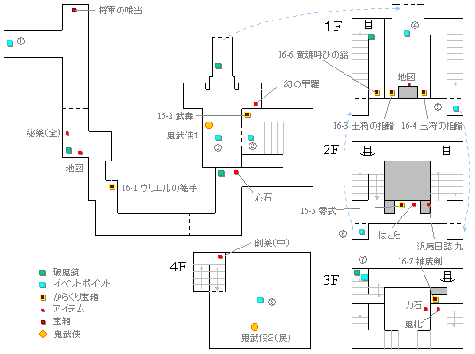 名護屋城の図